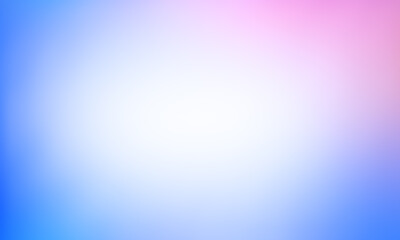 Abstract soft blue pink and white background in pastel colorful gradation.