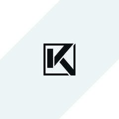 Letter K logo in a modern style for Business