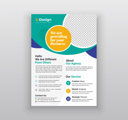 Creative corporate business flyer template