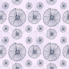 Obraz premium Floral Seamless Pattern 