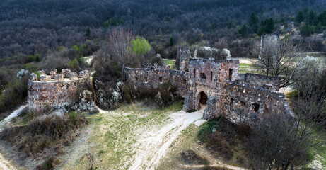 this ruins are the Castle of Eger copy. Made for the historical Hungarian movie filming. The movie is the siegle of Eger castle.