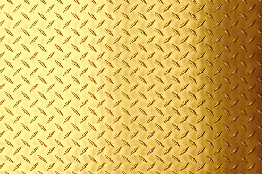 brass sheet with diamond print. gold metal background