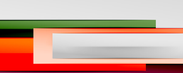 Fototapeta premium Multicolored lines background. Design template for business or technology presentations, internet posters or web brochure covers