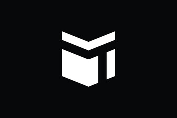 Creative Innovative Initial MT logo and TM logo. MT Letter Minimal luxury Monogram. TM Professional initial design. Premium Business typeface. Alphabet symbol and sign. - obrazy, fototapety, plakaty