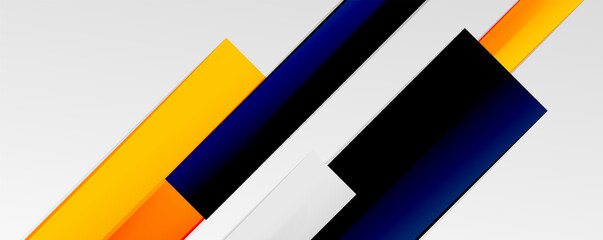 Multicolored lines background. Design template for business or technology presentations, internet posters or web brochure covers