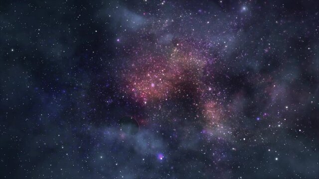 the clouds of nebulae that decorate the star-filled universe
