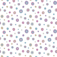 children's pattern with delicate pastel colors