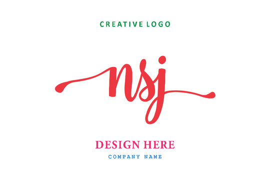 NSJ lettering logo is simple, easy to understand and authoritative