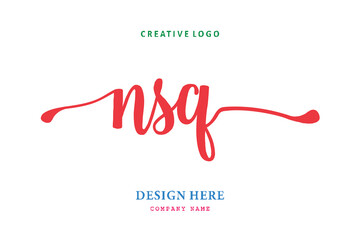 NSQ lettering logo is simple, easy to understand and authoritative