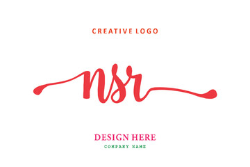 NSR lettering logo is simple, easy to understand and authoritative