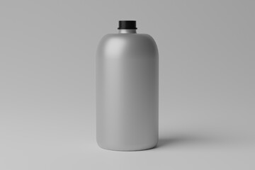 3D Illustration. Blank Bottle Mockup
