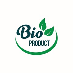 Bio Product Label Logo Design 