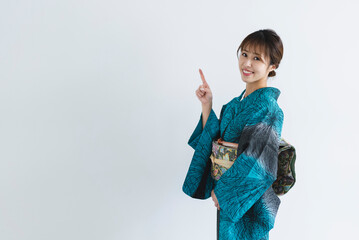 着物の女性