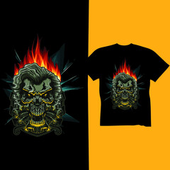 fire T-shirt Design