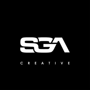 SGA Letter Initial Logo Design Template Vector Illustration