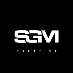 SGM Letter Initial Logo Design Template Vector Illustration