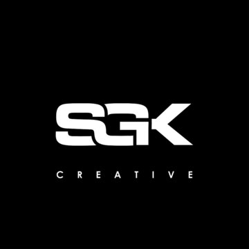 SGK Letter Initial Logo Design Template Vector Illustration