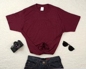Plain t-shirt made of cotton, very comfortable to use during the day or night. Plain colors add to...