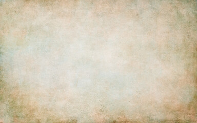 Old paper background illustration with soft blurred watercolor texture. Template for design. Handmade textured backdrop.