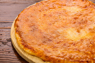 Georgian traditional cuisine – Khachapuri with cheese
