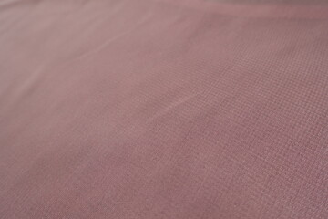 Close view of simple pink chiffon fabric