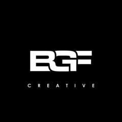 BGF Letter Initial Logo Design Template Vector Illustration