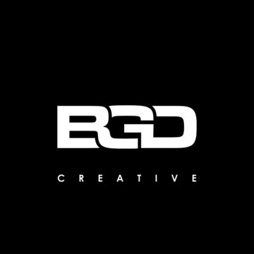 BGD Letter Initial Logo Design Template Vector Illustration