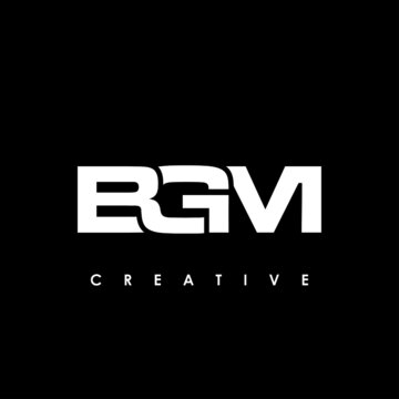 BGM Letter Initial Logo Design Template Vector Illustration