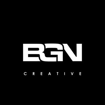 BGN Letter Initial Logo Design Template Vector Illustration