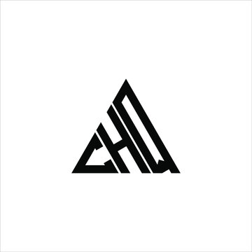 C H Q letter logo creative design. CHQ icon
