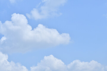 Blue Sky With Scattered Clouds 