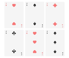 design about playing card illustration