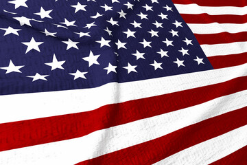 USA, american flag 3d background