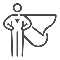 Confidence, square line vector icon.