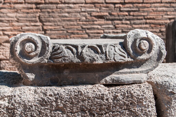 Historic ruins of Olympia, Greece