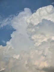 blue sky with clouds