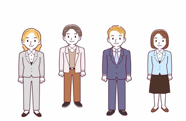 会社の人々