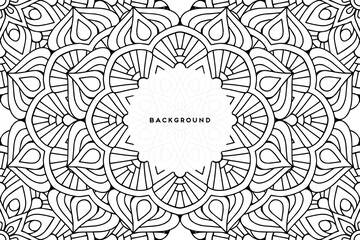 Vector islamic background with mandala