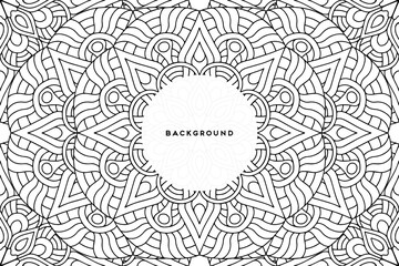 Vector islamic background with mandala