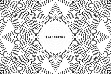 Vector islamic background with mandala