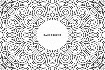 Vector islamic background with mandala