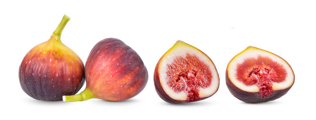 fig on white background