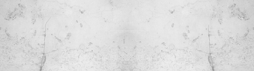 White gray grey stone concrete texture background panorama banner long.