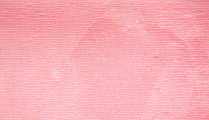 abstract line with reflect on pink paper texture background