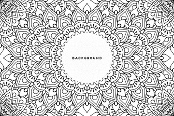 Vector islamic background with mandala