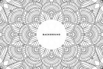 Vector islamic background with mandala