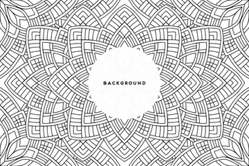 Vector islamic background with mandala