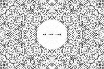 Vector islamic background with mandala