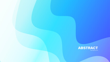 Abstract blue background and curve shape, background with copy space for design, vector.