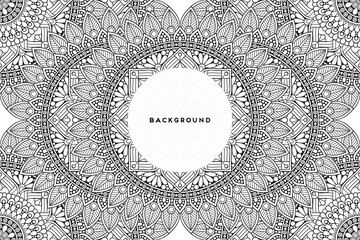 Vector islamic background with mandala